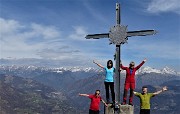 AL PIZZO GRANDE del Sornadello sul sentiero ‘Passo Lumaca' il 18 marzo 2017 